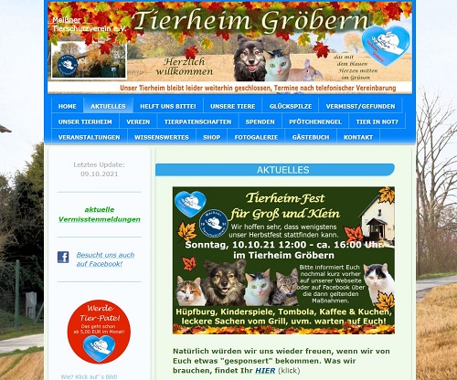 Tierheim Gröbern / Meißner Tierschutzverein e.V. Niederau OT Gröbern